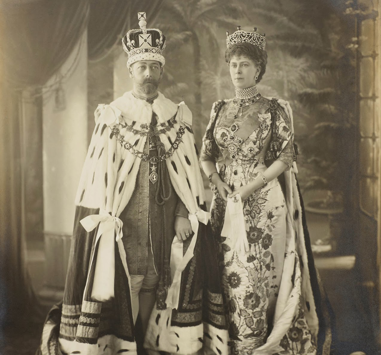 King George V and Queen Mary