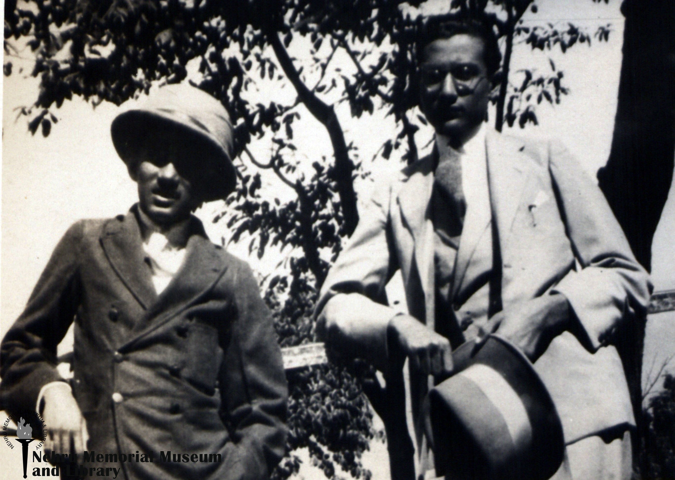 Ahmed Abbas and Rauf Pasha, Muree, 1933