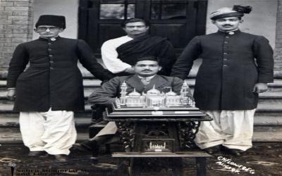 Khaliq, Haji Iftikhar and Ataullah Jam, Aligarh, 1928